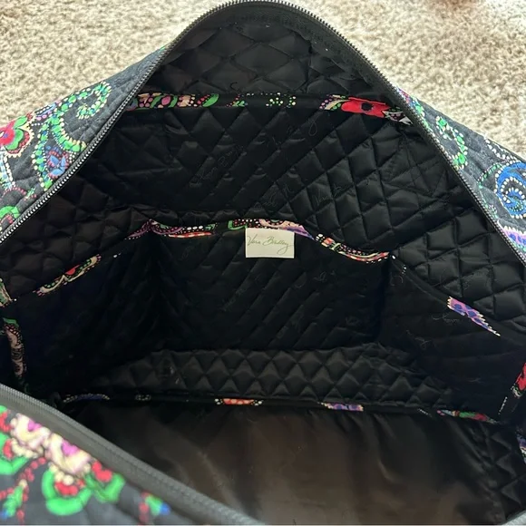 Vera Bradley Grand Weekender Travel Bag in Retired Kiev Paisley Print - Picture 11 of 15